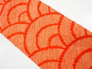 アンティーク　本総絞り　青海波模様名古屋帯（着用可）